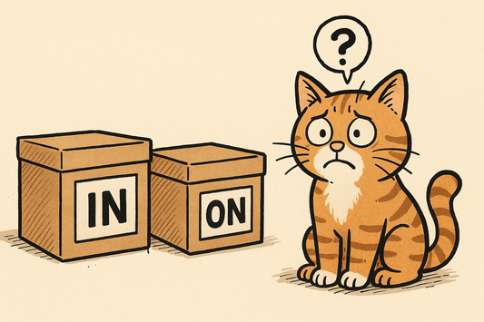 IN, ON, AT: El Truco de la Pirámide para Dejar de Adivinar las Preposiciones