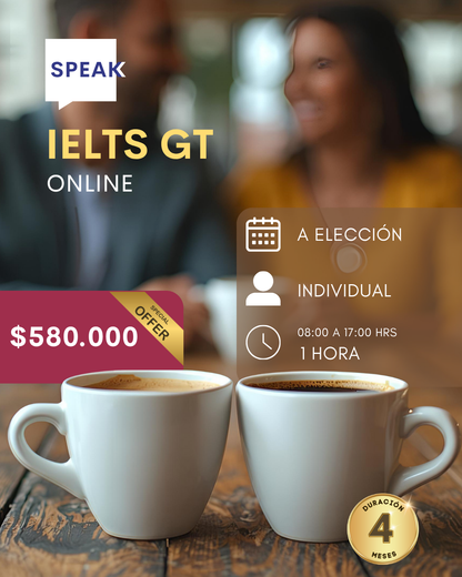 Tutoría IELTS General Training Online Personalizada | Speak Institute