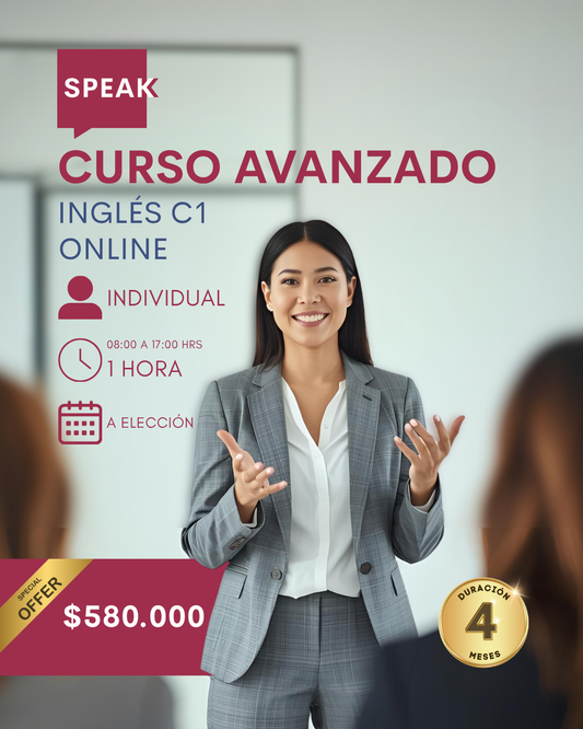 Tutoría de Inglés C1 Advanced Online Personalizada | Speak Institute