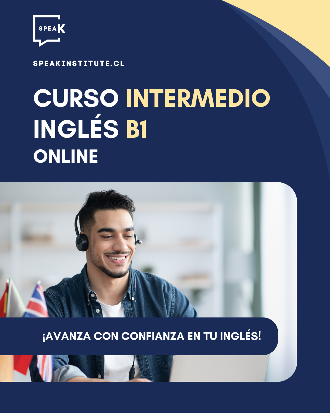 Curso Intermedio de Inglés B1 Online – ¡Avanza con Confianza en tu Inglés!