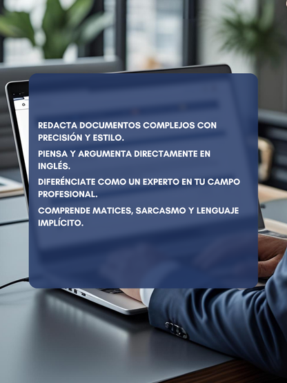 redactar documentos complejos con precision y estilo piensa y argumenta directamente en ingles diferenciate como un experto en tu campo profesional comprende matices sarcasm y lenguaje implicito