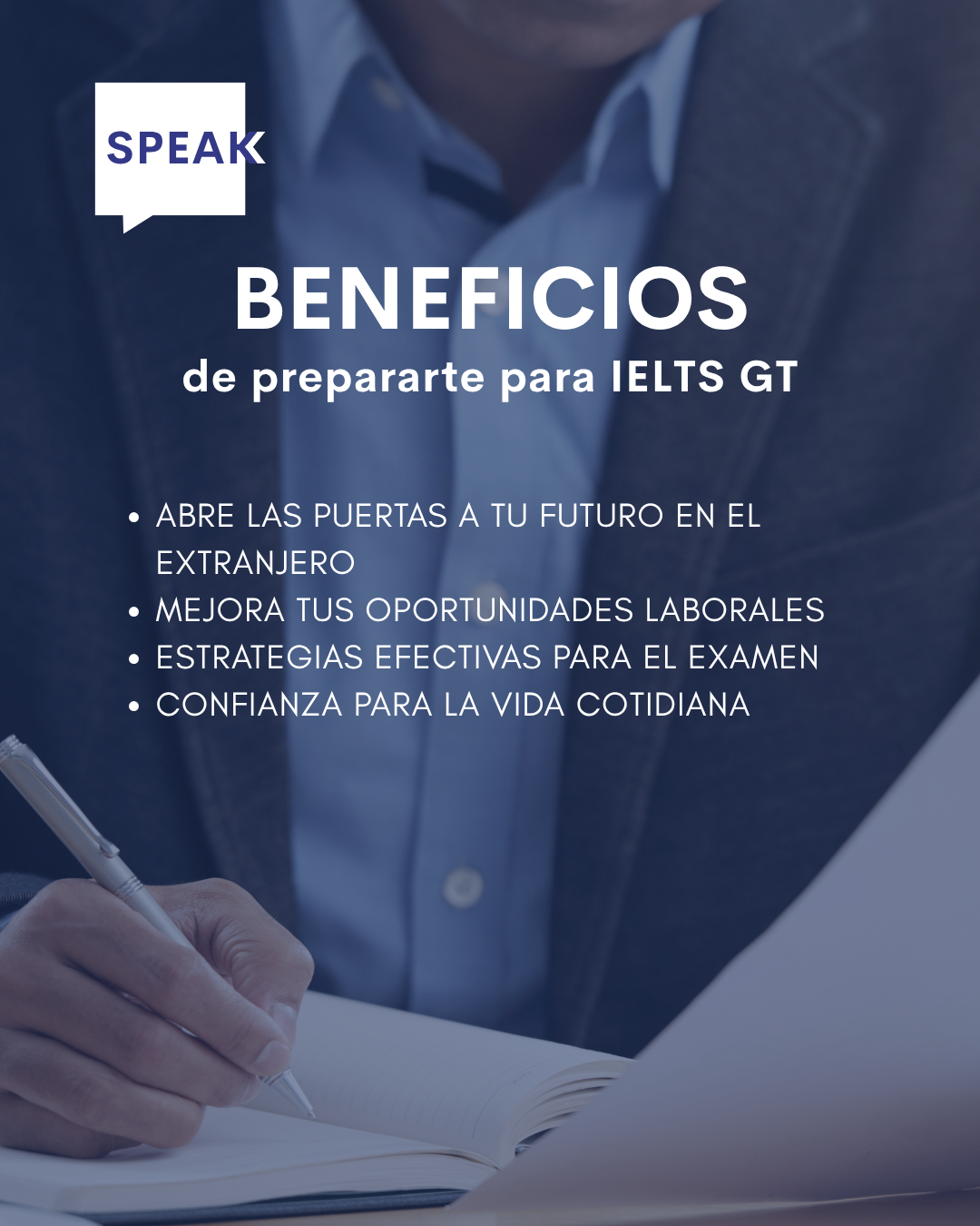Curso IELTS General Training Online Grupal | Speak Institute