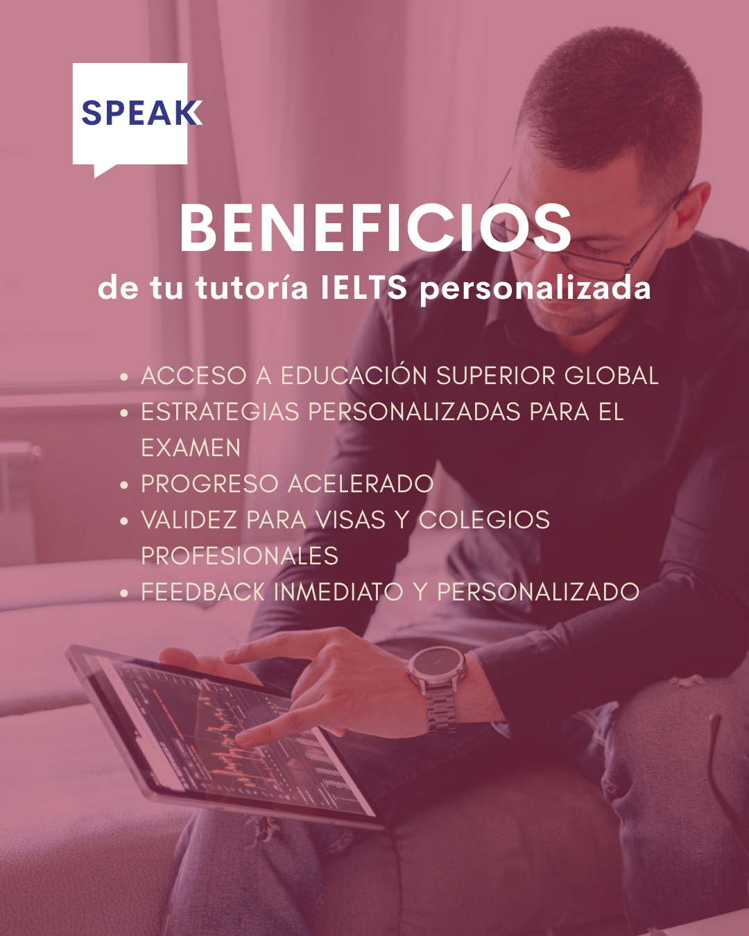 Tutoría IELTS Academico Online Personalizada | Speak Institute