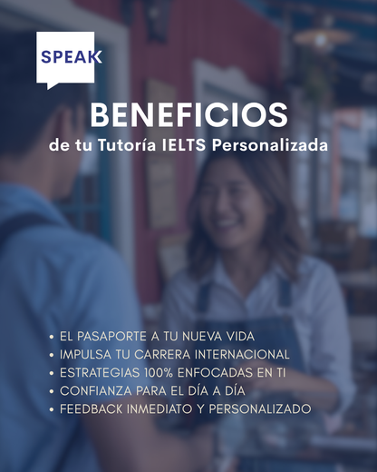 Tutoría IELTS General Training Online Personalizada | Speak Institute