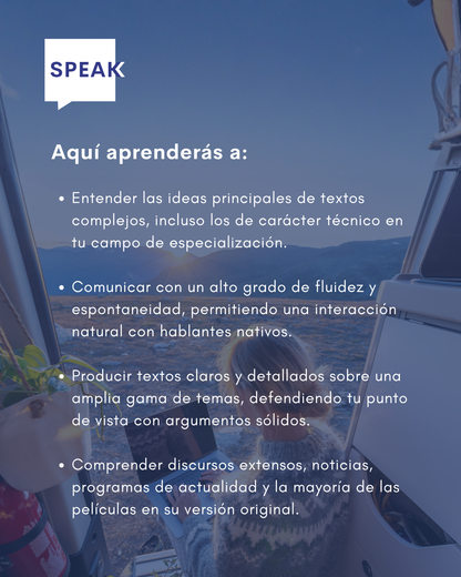 Curso de Inglés B2 First Online Intensivo | Speak Institute