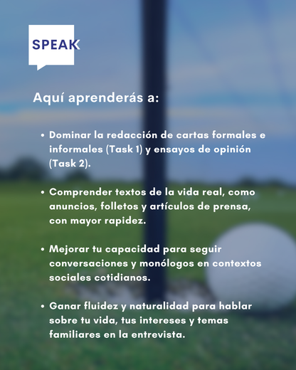 Curso IELTS General Training Online Grupal | Speak Institute