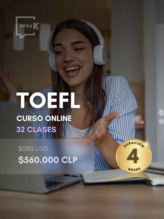 Curso de Preparación TOEFL Online | Garantiza tu Certificación | Speak Institute