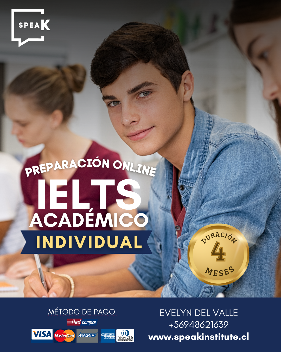 Preparación Online IELTS Académico Individual