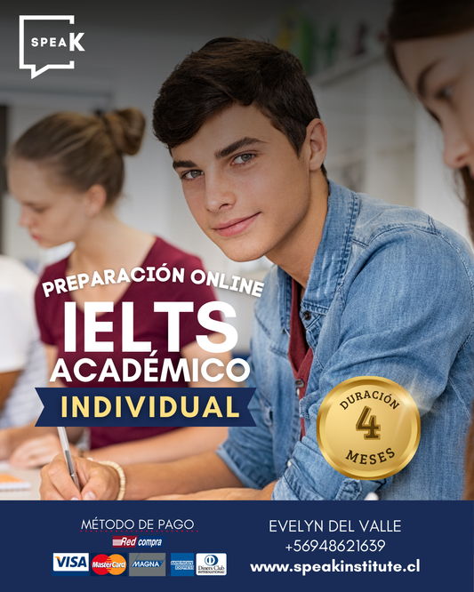 Preparación Online IELTS Académico Individual